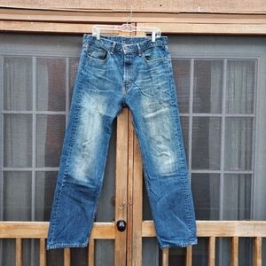Classic Levi's 505 Blue Men's Red Tab Jeans